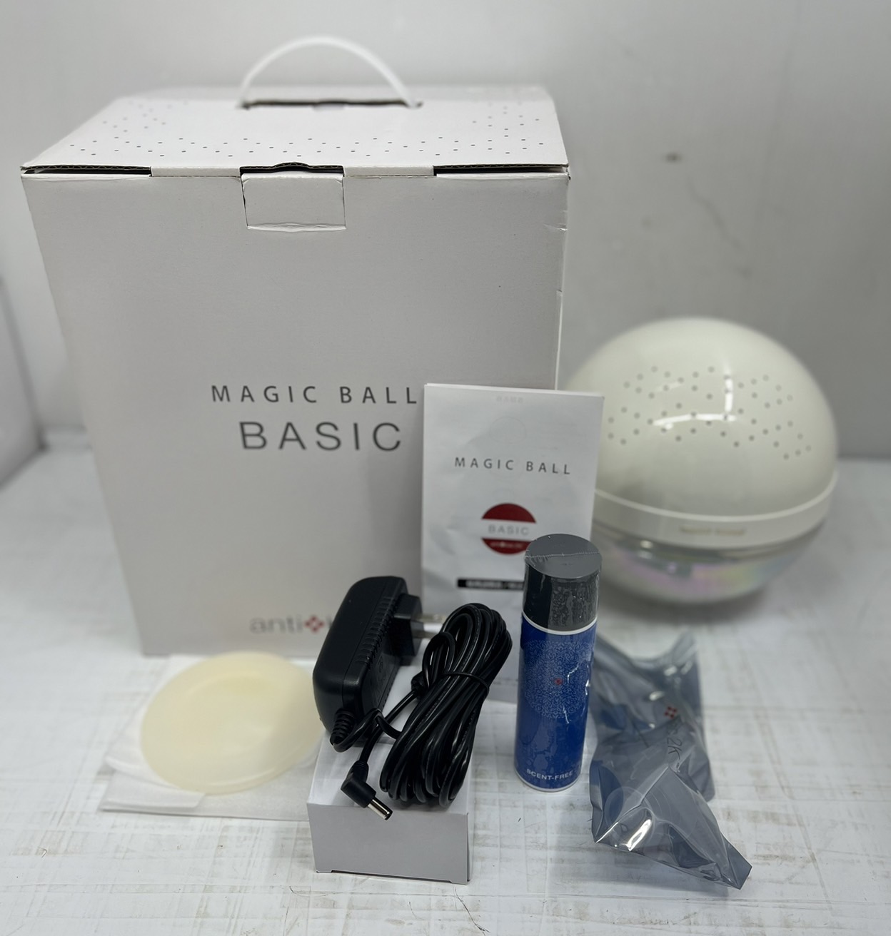 anti bac2K アンティバック MAGIC BALL BASIC マジックボール ベーシック MB-22 ホワイト 空気清浄機 未使用 未使用、保管品  - リサイクル＆買取専門のリサイクルマート