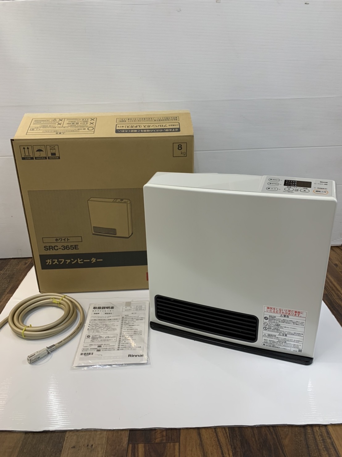 Rinnai リンナイ ガスファンヒーター プロパン(LPガス)用 SRC-365E ガスコード付き ほぼ未使用 買取しました。 -  リサイクル＆買取専門のリサイクルマート