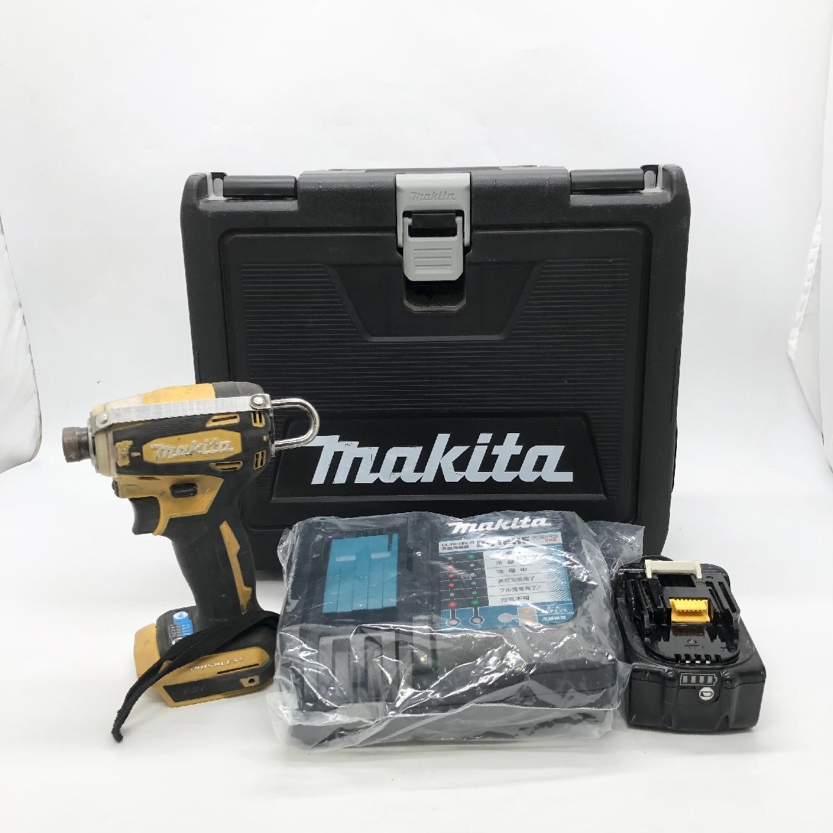 makita マキタ 充電式インパクトドライバ TD172D ケース・バッテリ・急速充電器付き DC18RF BL1860B 18V -  リサイクル＆買取専門のリサイクルマート