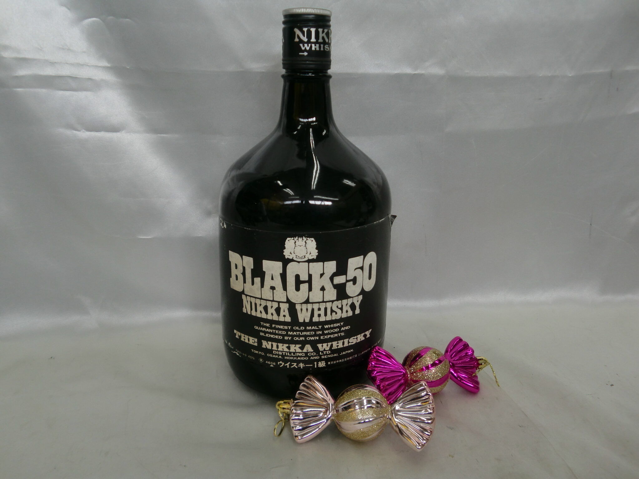 ニッカ ウヰスキー ＢＬＡＣＫ－50(黒の50)買取致しました!!!《ウイスキー》《ブランデー》《シャンパン》《焼酎》《お酒》《洋酒》高価買取!!!見積もりは【無料】です!!!!!お持込み大歓迎!  - リサイクル＆買取専門のリサイクルマート