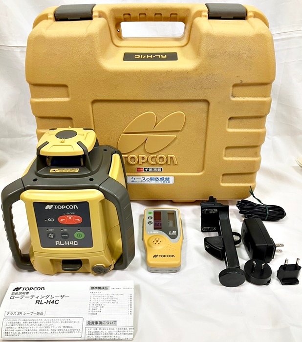 TOPCON トプコン 回転レーザーレベル 受光器付 バッテリーなし・電池動作確認済 未調整現状 状態美品 - リサイクル＆買取専門のリサイクルマート