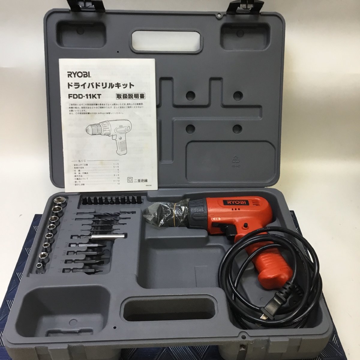 RYOBI リョービ 電動ドライバー ドライバードリルキット FDD-1010 醜