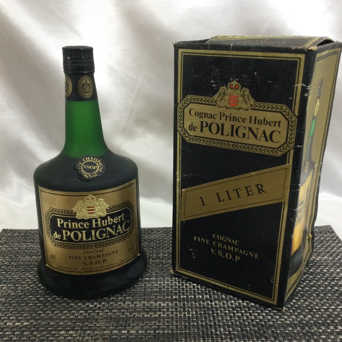 PRINCE HUBERT POLIGNAC VSOP プリンス ユベール ポリニャック ブランデー 40%  1000mlをお買取りさせていただきました。 - リサイクル＆買取専門のリサイクルマート