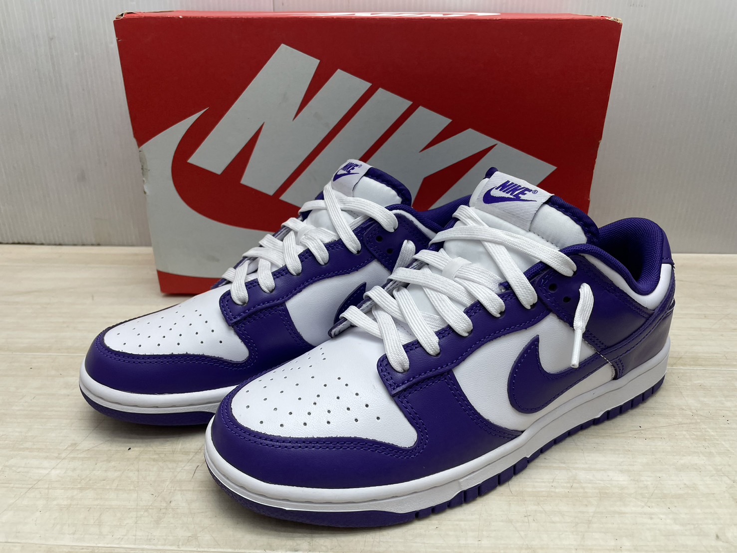 Nike Dunk Low Retro ナイキ ダンク ロー レトロ Championship Court Purple コートパーフル 26.5cm  未使用品買取しました。 - リサイクル＆買取専門のリサイクルマート