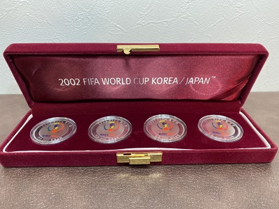 記念硬貨】2002 FIFA WORLD CUP 日韓ワールドカップ 記念銀貨 10000ウォン 4枚セット 買取価格をご紹介します！ -  リサイクル＆買取専門のリサイクルマート