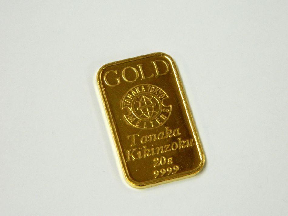 半田店 貴金属 純金 インゴット 田中貴金属 TANAKA INGOT 公式国際ブランド ゴールドバー 999.9 24K K24 24金 イエロー ゴールド 20.00g 買取させて頂きました。 - リサイクル＆買取専門のリサイクルマート