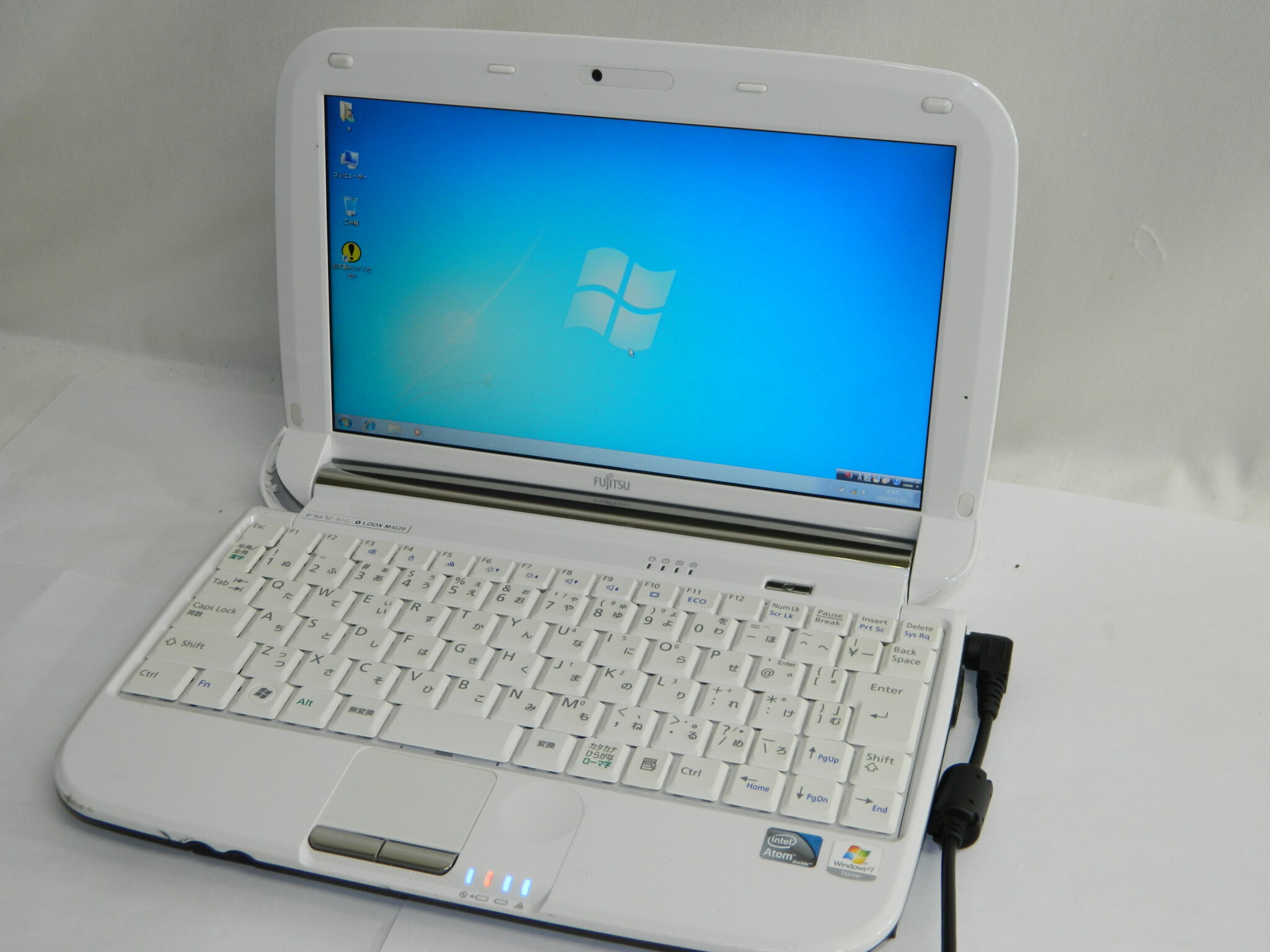 半田店 ジャンク品 富士通 FUJITSU FMV-BIBLO LOOX M/G20 FMVLMG20DW Windows7 10.1インチ 液晶  120GB 1GB Intel Atom プロセッサー N450 1.67GHz ノートパソコン ノートPC 訳有り 現状渡し 部品取り  買取させて頂きました。 - リサイクル＆買取専門のリサイクルマート