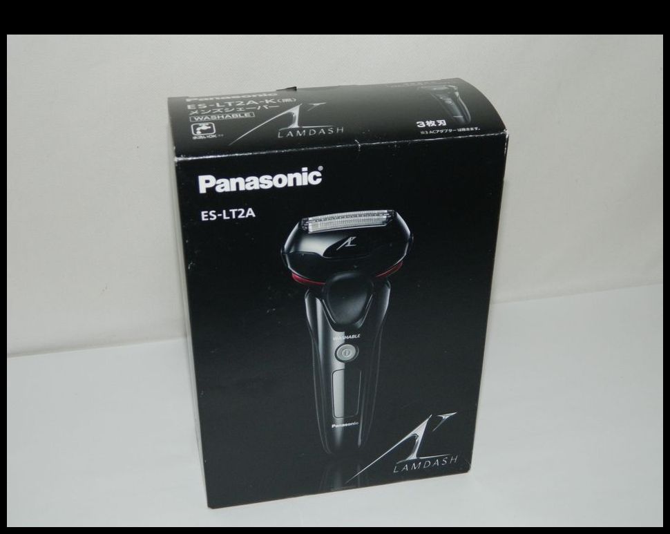 半田店 新品 未使用 Panasonic ラムダッシュ メンズシェーバー ES-LT2A 3枚刃 黒 ブラック パナソニック 充電式 髭剃り  買取させて頂きました。 - リサイクル＆買取専門のリサイクルマート