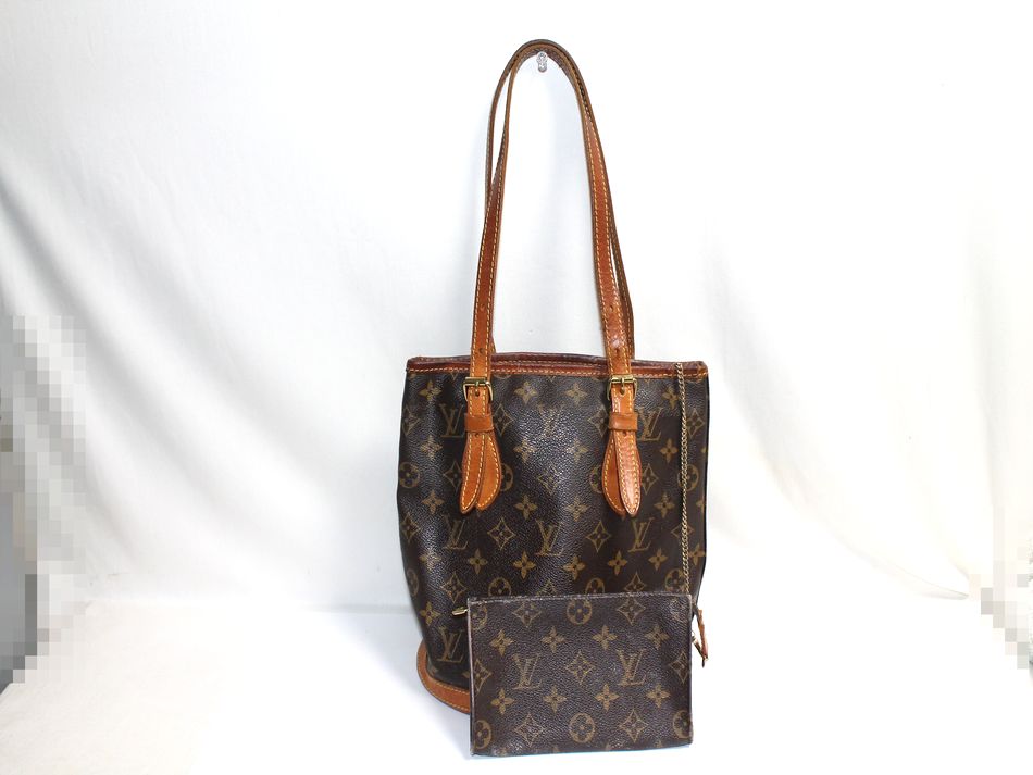 半田店 LOUIS VUITTON バケットPM ポーチ付 M42238 モノグラム トートバッグ ショルダーバッグ バケツ型 ルイヴィトン 中古  USED品 買取させて頂きました。 - リサイクル＆買取専門のリサイクルマート