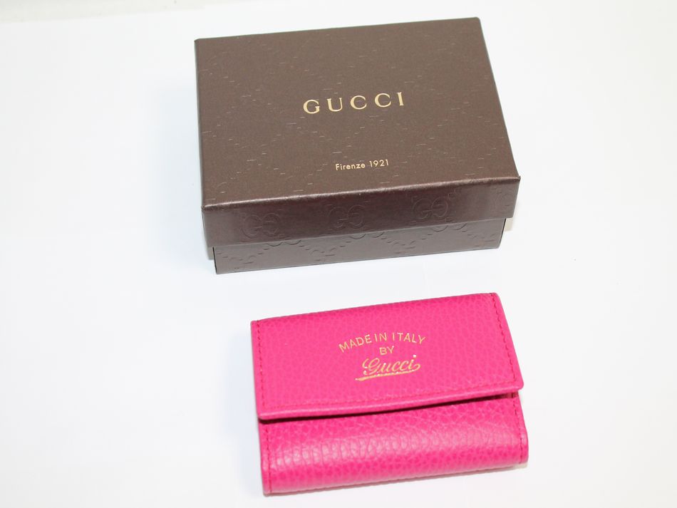 半田店 新品 未使用 GUCCI スヴィング レザー 6連 キーケース 354499 キーリング ピンク系 ゴールド金具 グッチ  買取させて頂きました。 - リサイクル＆買取専門のリサイクルマート