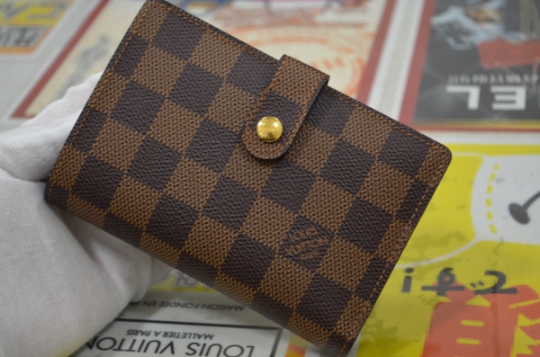 LOUIS VUITTON ルイヴィトン ダミエ ポルトフォイユ・ヴィエノワ N61664 二つ折り財布 がま口をお買取りさせて頂きました。 -  リサイクル＆買取専門のリサイクルマート