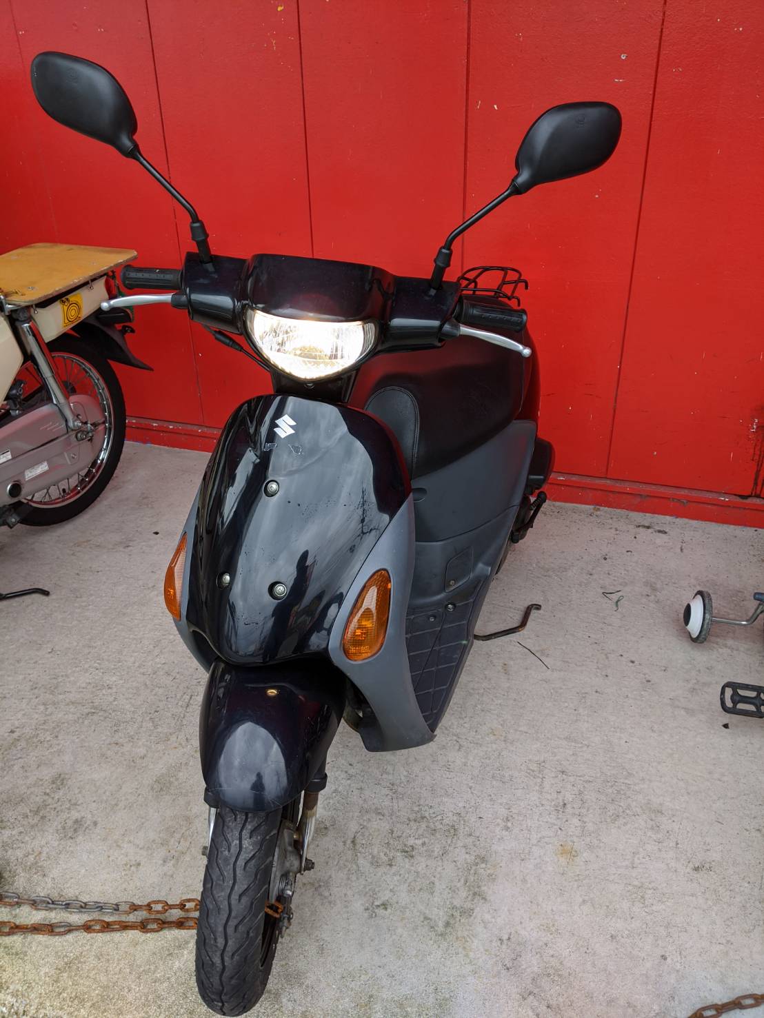 原付きスクーター スズキ Suzuki”レッツ4″ 黒】を買取致しました。 - リサイクル＆買取専門のリサイクルマート