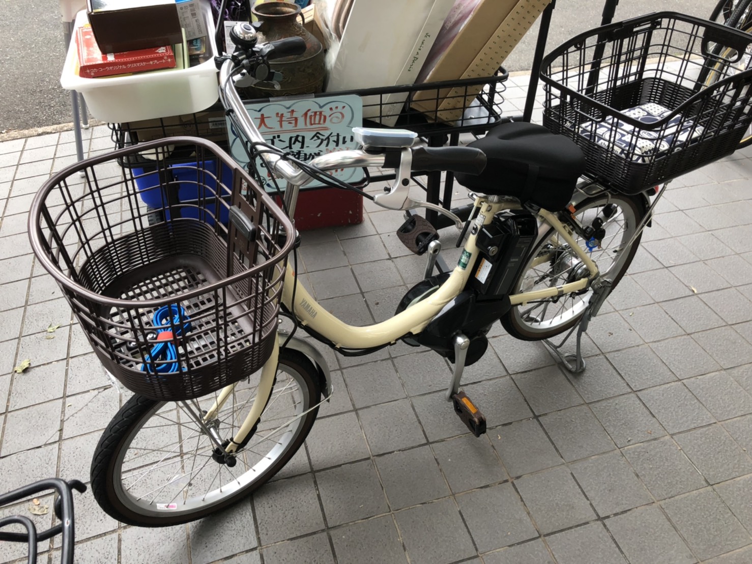 ヤマハ YAMAHA PA20AG5J/PA20SU 電動アシスト自転車 PAS SION-U 20型 内装3段変速 8.7Ah クリームアイボリー  をお買取りさせて頂きました!! - リサイクル＆買取専門のリサイクルマート