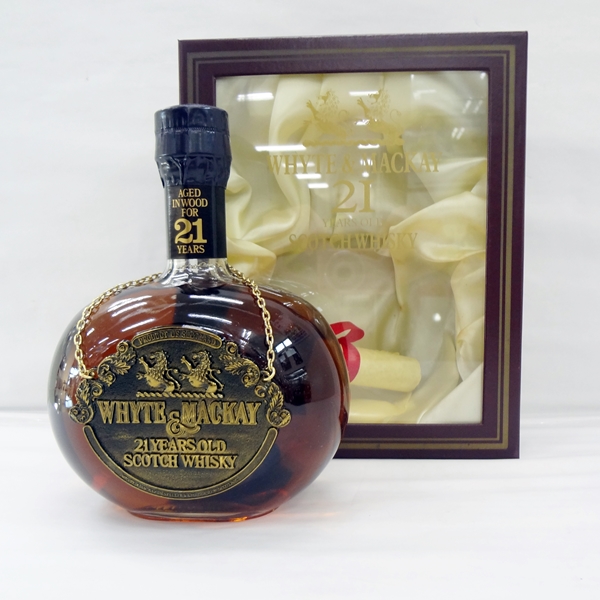 WHYTE&MACKAY/ホワイト&マッカイ 21年 スコッチウィスキー】をお売り頂きました。 - リサイクル＆買取専門のリサイクルマート