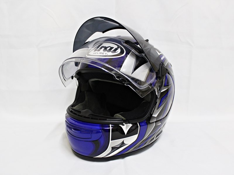 Arai アライ ヘルメット Quantum-J クアンタムJ ACE エース ブルー 57-58cm - リサイクル＆買取専門のリサイクルマート