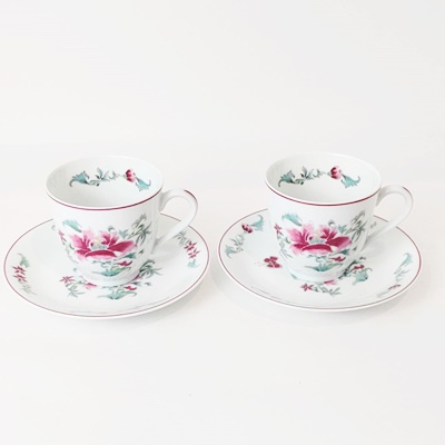 BERNARDAUD LIMOGES ベルナルドリモージュ カップ＆ソーサー２客をお買い取りいたしました♪ - リサイクル＆買取専門のリサイクルマート