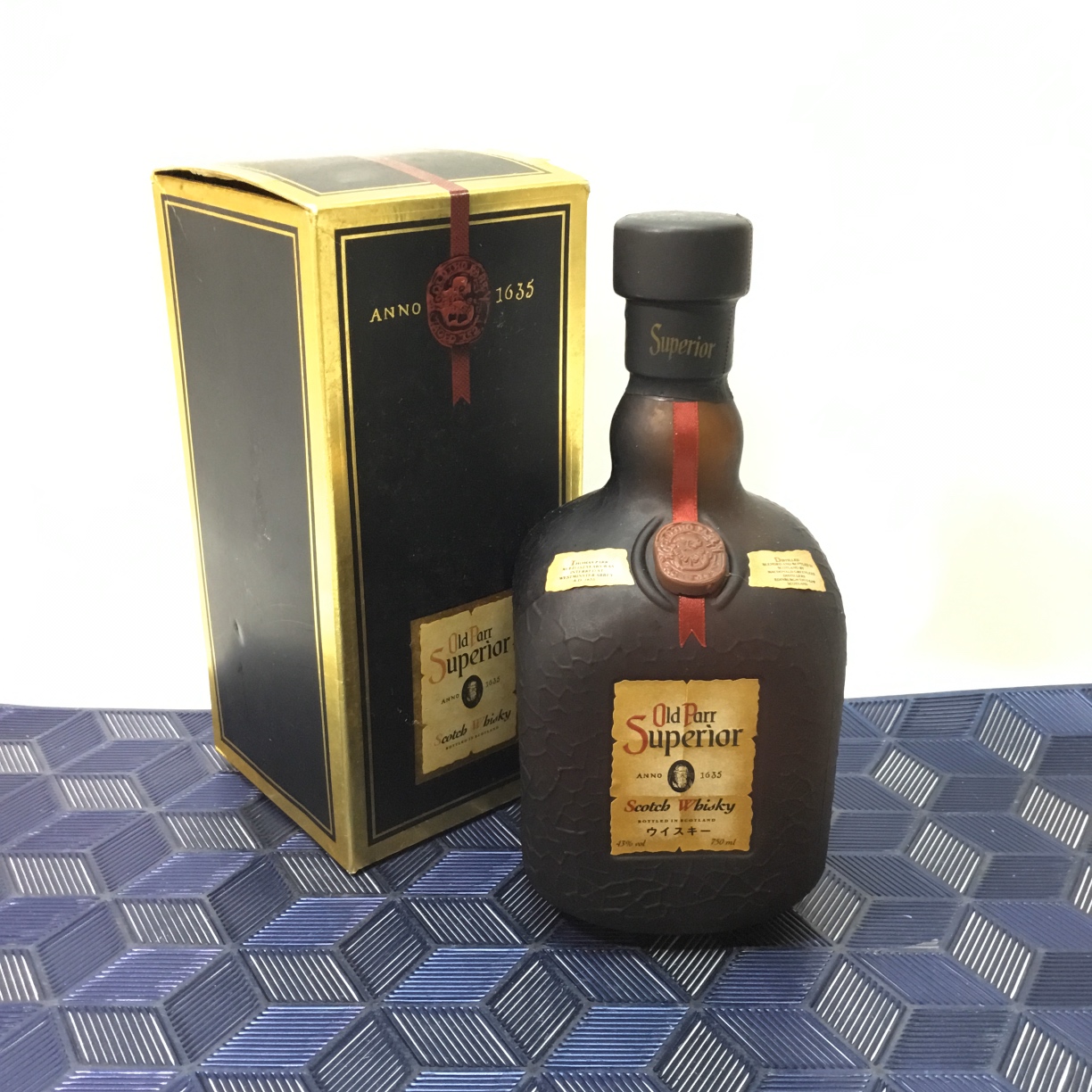 Old Parr Superior オールドパー スペリオール スーペリア ANNO 1635 スコッチ ウイスキー 750ml  43％を高価買取させていただきました。 - リサイクル＆買取専門のリサイクルマート