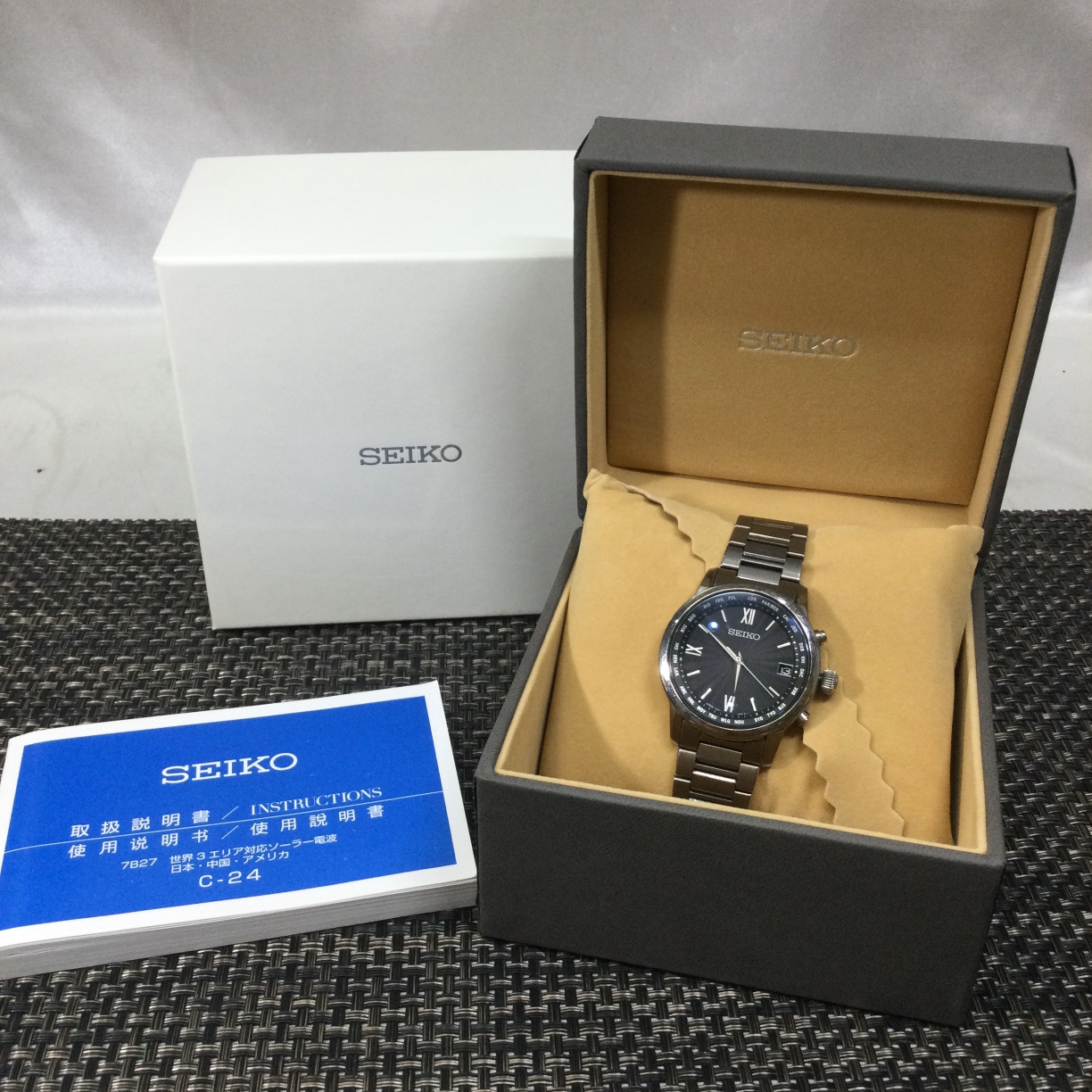 SEIKO セイコー ブライツ 7B27-0AE0 チタニウム 電波ソーラー 腕時計 お買取り致しました。 - リサイクル＆買取専門のリサイクルマート